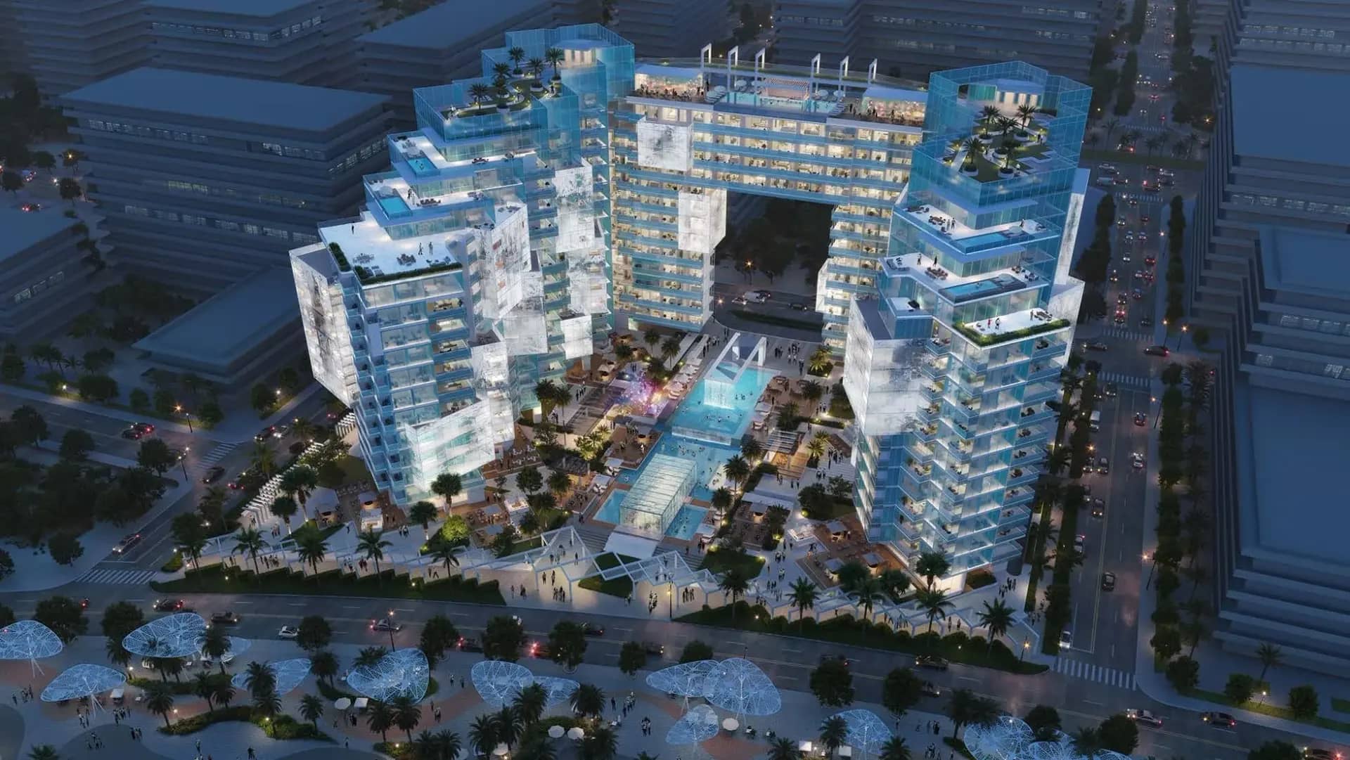 Ice Beach by Major Development, Al Marjan Island