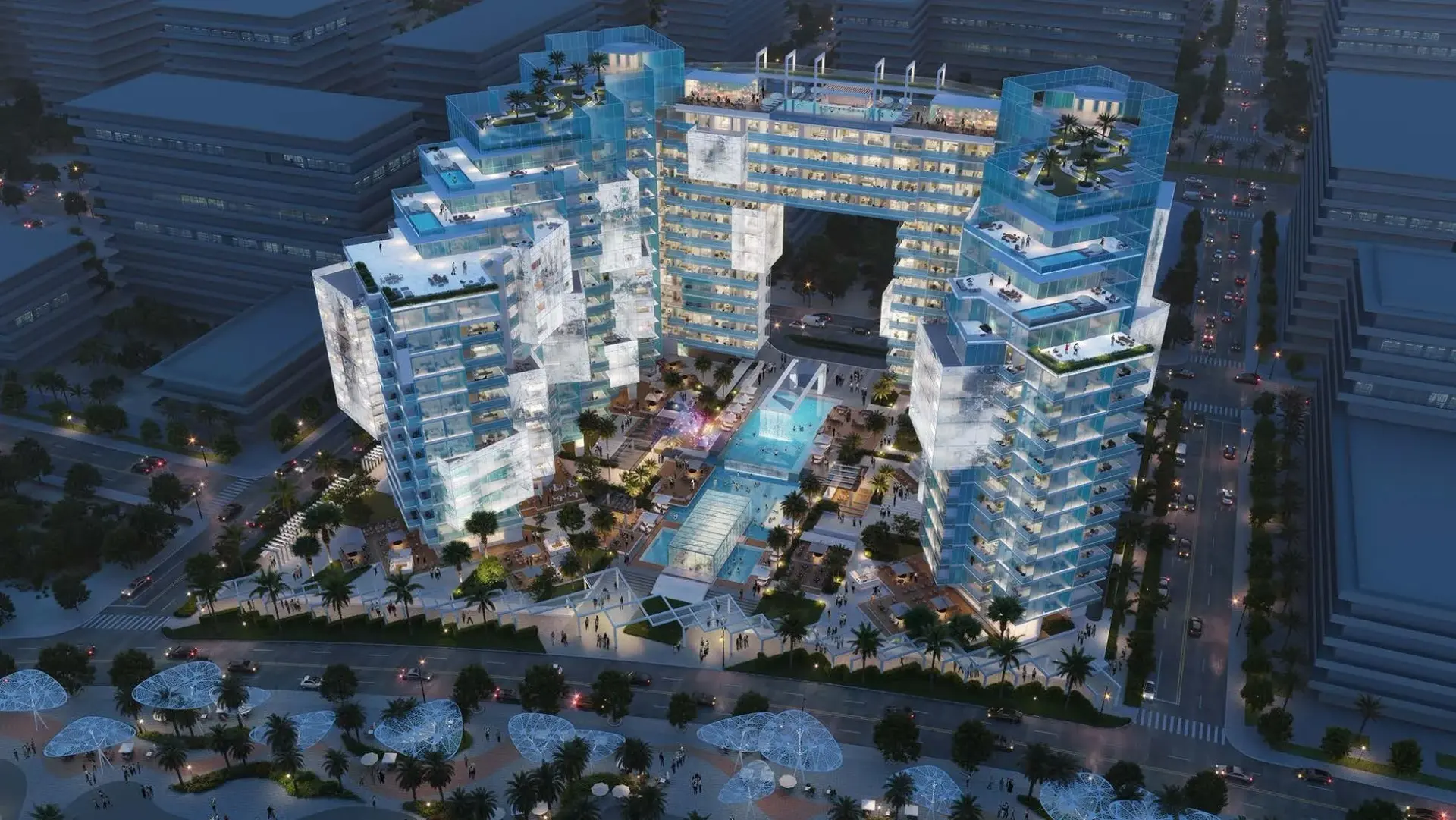 Ice Beach by Major Development, Al Marjan Island